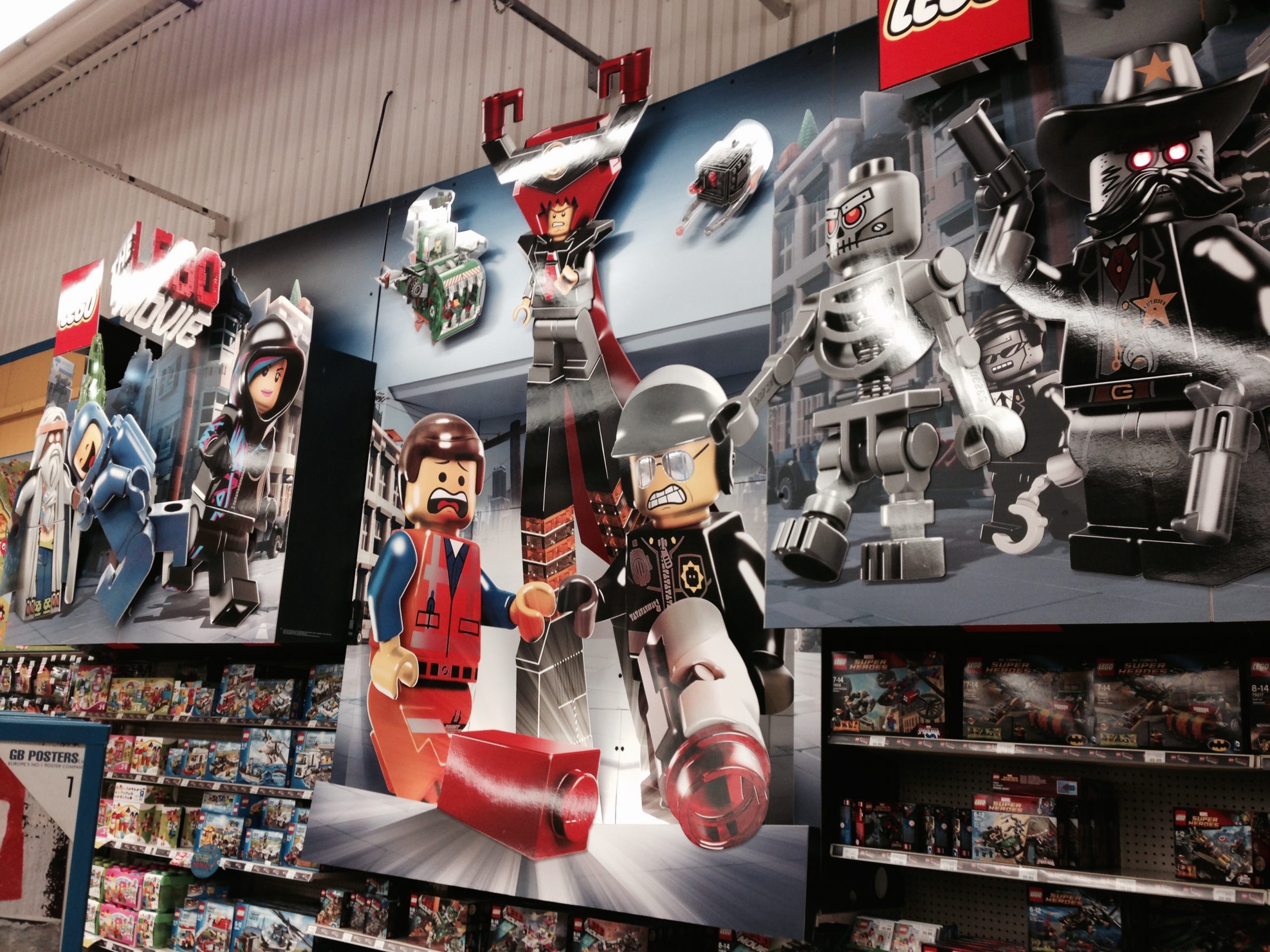 Lego Movie Feature Wall 2