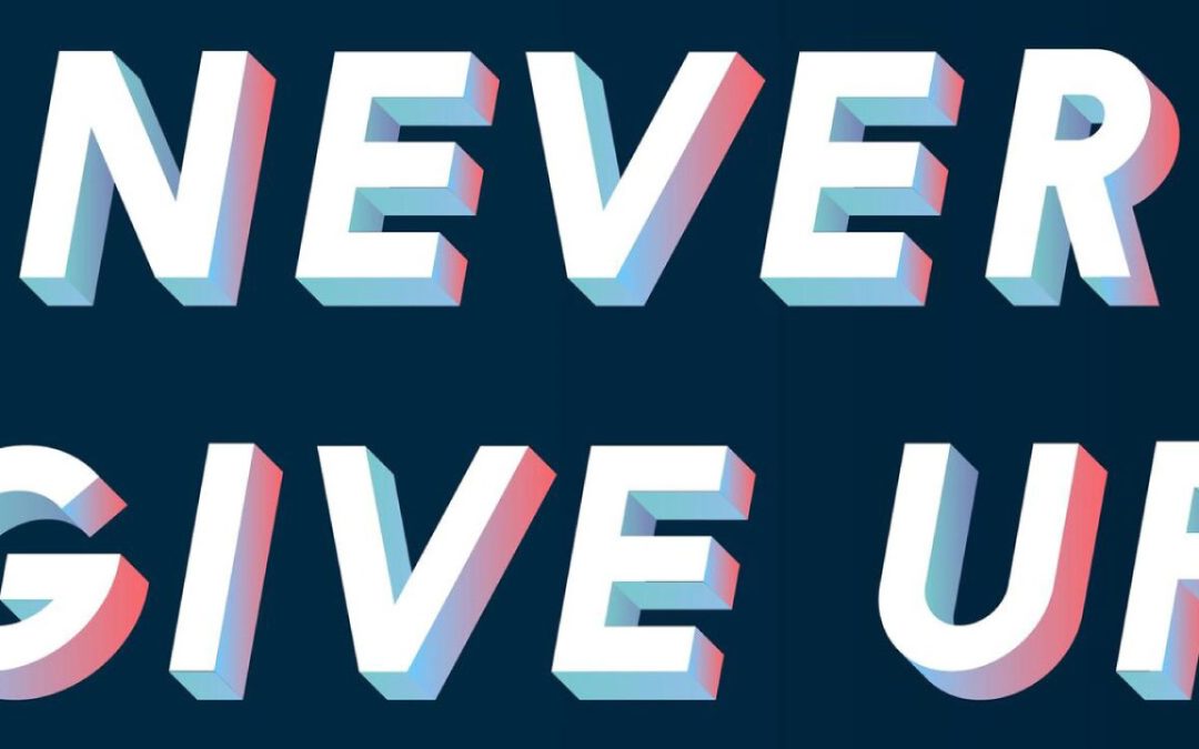 NEVER GIVE UP – NEVER DOUBT YOURSELF