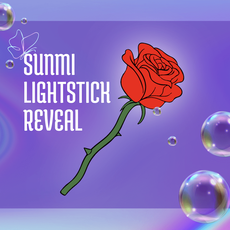 Sunni lightstick graphic by Jessica Noble
