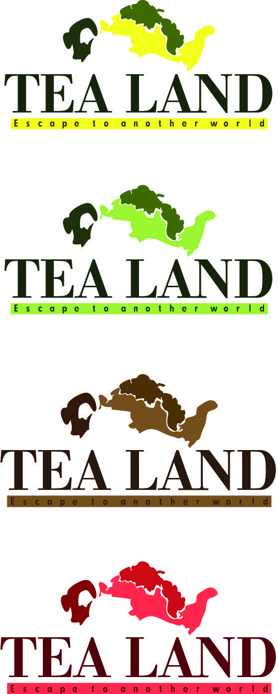 tea land logo designs