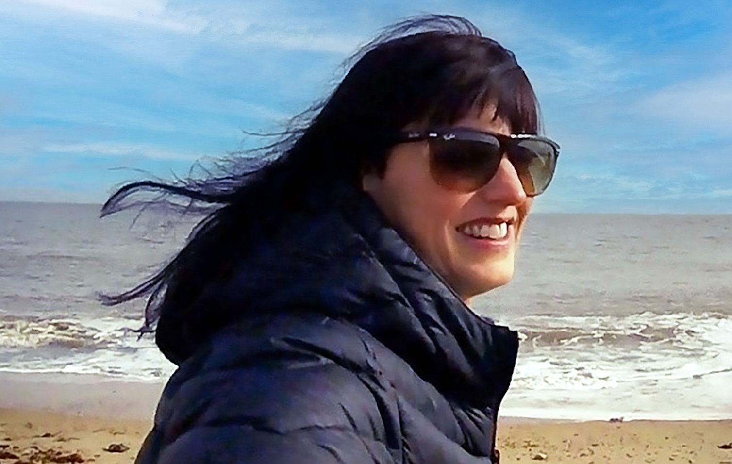 Teresa On Beach
